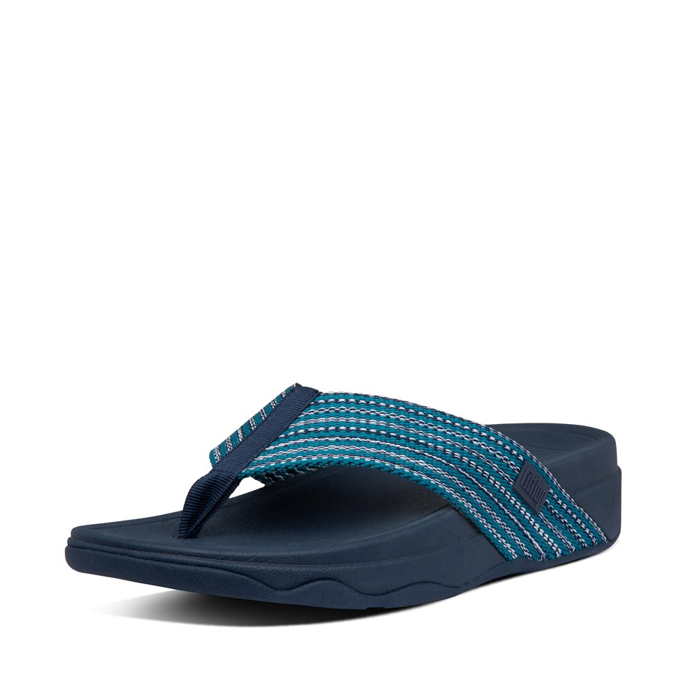 Fitflop Womens Sandals Blue - Surfa Toe-post - LQ3961548